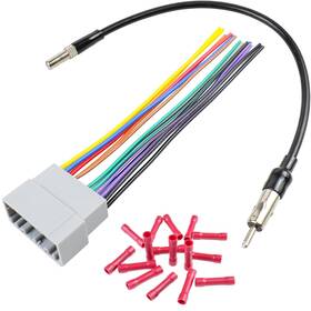 Usjy118 Jayubien Radio Wiring Harness Antenna Adapter Kit Compatible With Dodge Ram Caravan Ch