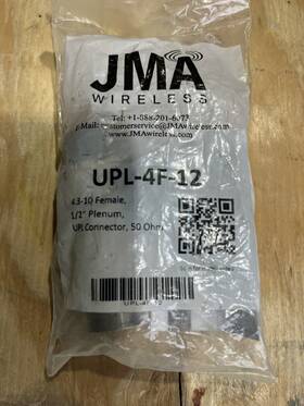 Upl-4f-12 Jma Wireless 4.3-10 Female 1/2 Inch Superflex Connector Cable 10 New
