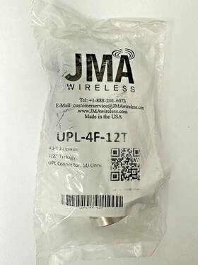 Upl-4f-12t Jma 10 Pc 4.3-10 Female Connector For Trilogy 1/2 Inch Plenum Cable Low P Upl-4f-12t Jma 10 Pc 4.3-10 Female Connector For Trilogy 1/2 Inch Plenum Cable Low P