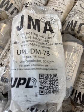Upl-dm-78 Jma 7/8 Inch Low Pim Din Male Connectors Qty 42 Upl-dm-78 Jma 7/8 Inch Low Pim Din Male Connectors Qty 42