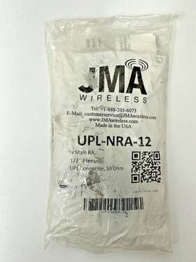 Upl-nra-12 Jma 7pc N-male Right Angle 1/2 Plenum Upl Connector 50 Ohm