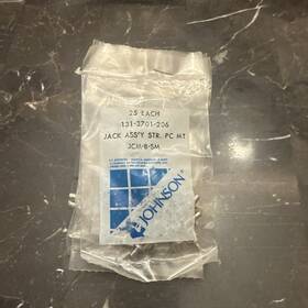 Johnson / Cinch / Emerson 131-3701-206 Bag Of 25 Smb Jack Assembly Ra Pc Mount Bulkhead