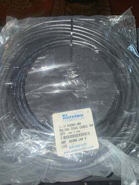 Rg59c-100 Jsc Cable Coax Rg59u Ham Antenna Made In Usa All Electronics 100 Ft New Bag As Shown