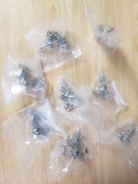 Jvi Rpt8.0-1.5 Qty 8 Coax Ground Block Rg-6 Rg-59 For Coaxial Tv Surge Protection Rg6