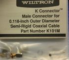 K101m Wiltron Male Connector For Outer Diameter Coaxial Cable K101m Wiltron Male Connector For Outer Diameter Coaxial Cable