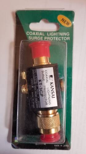 Kt-3gp Kansai 086429152483 Coax Lightning And Surge Protector Nos