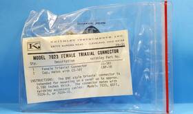 Keithley Instruments 7023 One-female Bnc Triaxial Connector Mates With Cs-181