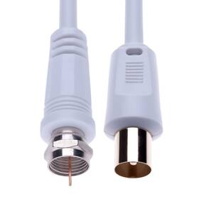 Keple 056348870770 Coaxial Aerial F Connector Male Plug To Rf Mmale Cable For Satellite Sat Freesat Keple 056348870770 Coaxial Aerial F Connector Male Plug To Rf Mmale Cable For Satellite Sat Freesat