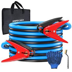 B0fc2bn244 Kikirv 2 Gauge 20 Feet Jumper Cables Heavy Duty For Car 800 Amp Automotive Booster Bat