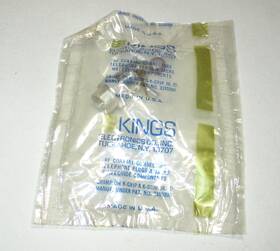 Kc-59-501 Kings 879-5-m09 Bnc Male To Crimp End Connector Nos