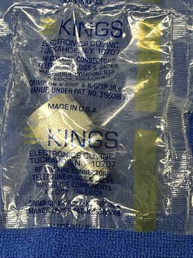 Ka-91-07 Kings Connector Type N-tnc Adapter M/f 0hz To 11ghz 50ohm St Silver