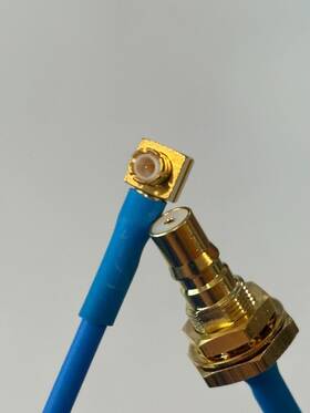 7724732 Kingsignal 2 New Rf 50 Coaxial Cable M Smb Jack F Smc Plug