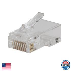 Klein Tools B07hktbgrz Vdv826-762 Pass-thru Modular Data Plug Rj45 Cat5e Gold Plated 200-pa