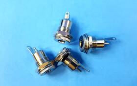 163-r123b-e Kobiconn 4 Pc-dc Power Connectors Dc Jack Panel Mount 2.1mm