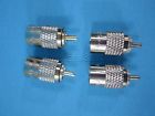 Kpl259x Ham Free Kalibur Cb Coaxial Radio Cable - Pl-259 Lot Ship Connector 4 Kpl259x Ham Free Kalibur Cb Coaxial Radio Cable - Pl-259 Lot Ship Connector 4