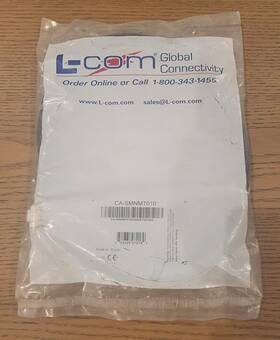 Ca-smnmt010 L-com 822335072169 Sma-male To N-male 240 Series Assembly 10.0 Ft Ca-smnmt010 L-com 822335072169 Sma-male To N-male 240 Series Assembly 10.0 Ft