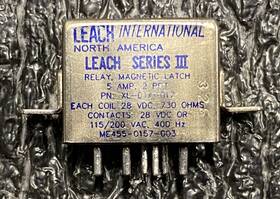 Xl-d1a-017 Leach International Magnetic Latch Coil 28vdc 730 Ohms 28 Vdc