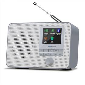 Lemega 779584903259 Ir1 Portable Wifi Internet Radio Fm Digital Bluetooth Dual Alarms Cl