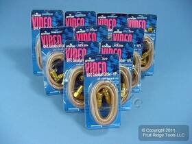 C5243-6go Leviton 10 6 Ft Oxygen Free Video Coaxial Patch Cables Gold