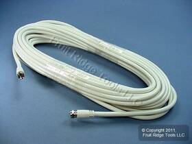 C5858-50 Leviton White 50 Ft Coaxial Video Cable F-type Rg6 Shielded