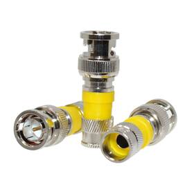 Bnc119-10 Logico 10 Pack Bnc Compression Connector For Rg6 Quad Shield Cable