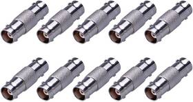 Ll001 Long Leaf 10 Pcs Bnc Barrel Connector And Female To Straight Coupler Adapter Fo