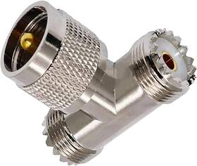 Lylgo 793481513946 Uhf Pl259 Male Plug To Dual 2 Uhfadapterfor Ham Radio Cb Antenna So239 Female Ja