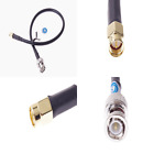 Lysb00z9pl0wi-cmptraccs Bnc Male Plug To Sma Pigtail Coax Cable 709127324630