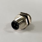 M12-4b-p Front Mount Male Bulkhead