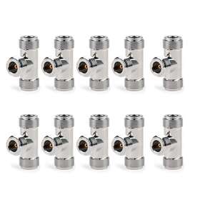 I002-d095 Madhornets 10 X T Type 3 Three N Female Jack Rf Coaxial Connector Adapter Brand New I002-d095 Madhornets 10 X T Type 3 Three N Female Jack Rf Coaxial Connector Adapter Brand New