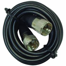 Rg48au Marmat Pp12tx 12ft Coax Cable With Pl259 Connectors - 2 Molded Bulk