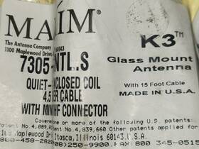 7300-s Maxim 7305- Open Coil 4.5 Meter Cable With Mini Uhf Connector - Free S&h 7300-s Maxim 7305- Open Coil 4.5 Meter Cable With Mini Uhf Connector - Free S&h