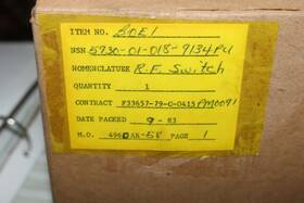 5930-01-018-9134 Mdl U-344 Nos Rf Waveguide Switch Pn 20-5281p1 4 Port 5930-01-018-9134 Mdl U-344 Nos Rf Waveguide Switch Pn 20-5281p1 4 Port
