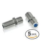 Mediabridge F81 Connector 3ghz Female To F Type Adapter 5 Pack Part C 813077014623