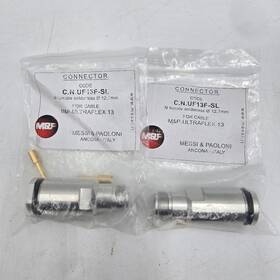 C.n.uf13f-sl Messi & Paoloni 2 And N Female Solderless 12 7mm Connectors