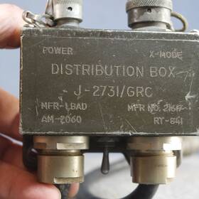 Am-2060 Mfr-lbad Military Distribution Box J-2731/grc And Rt-841 Power X-mode