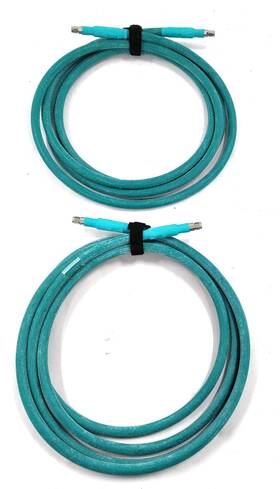 Ufa210b-1-1200-300300 Micro-coax Lot Of 2 10ft Dc-26.5ghz Sma Rf Test Cable