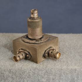 Military Sv-3bg Precision Silver Plated Diode Tap With Bnc Connectors 2n238 Cartridge