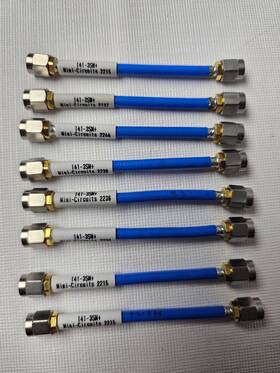 141-3sm Mini-circuits Lot Of 8 Sma Male To Rf Coax Jumper Cable 3 Inch