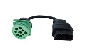 J1939 Mitob 605766210672 Obd2 Male To 9pin Female Adapter Cable Obdii Green J1939 Mitob 605766210672 Obd2 Male To 9pin Female Adapter Cable Obdii Green