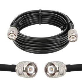 Rg58 Mookeerf 605556634053 Tnc Male To Coax Cable 15ft 50 Ohm Coaxial With Connecto
