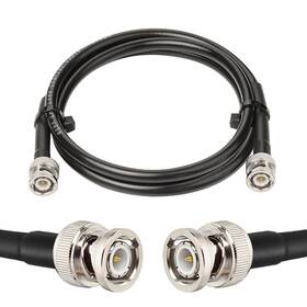 Rg8x Mookeerf 605556634121 Bnc Male To Coaxial Cable 3ft 50 Ohm Ultra Black