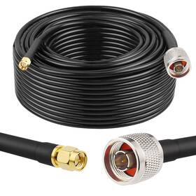Rg58 Mookeerf 606408798206 N Male To Sma Cable 100ft Low Loss 50 Ohm Rg58 Mookeerf 606408798206 N Male To Sma Cable 100ft Low Loss 50 Ohm