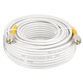 Pl259 Mookeerf 606408798398 Cb Coax Cable Rg8x Coaxial 75ft Uhf Male To Pvc White Mar