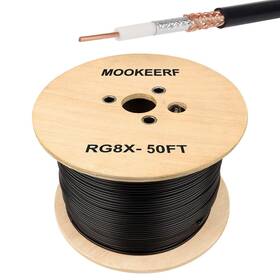 50ftlow Mookeerf 607535823663 Rg8x Coaxial Cable Loss Rg 8x 50 Feetrg8x Coax Ohm