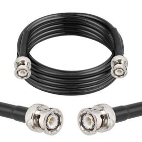 Rg58 Mookeerf 607986647450 Bnc Male To Coax Cable 10ft 50 Ohm Coaxial With Connecto