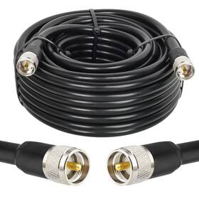Rg-213 Mookeerf 614160518598 Cb Coax Cable - Rg213 Uhf Male To Coaxial 50ft Low Loss