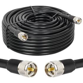 Rg-213 Mookeerf 614160518963 Cb Coax Cable - Rg213 Uhf Male To Coaxial 100ft Low Loss Uh Rg-213 Mookeerf 614160518963 Cb Coax Cable - Rg213 Uhf Male To Coaxial 100ft Low Loss Uh
