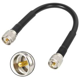 Rg-213 Mookeerf 614161411270 Cb Coax Cable - Rg213 Coaxial Uhf Male To 1ft Low Loss Rg-213 Mookeerf 614161411270 Cb Coax Cable - Rg213 Coaxial Uhf Male To 1ft Low Loss