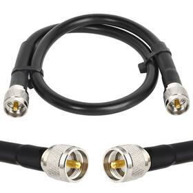 Rg213 Mookeerf 614161411287 Cb Coax Cable Coaxial Uhf Male To 2ft Low Loss